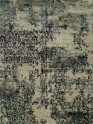 Transitional/Modern Beige/Tan Wool Area Rug: Regal Equestrian 185275: Beige/Blue (Hand-Knotted Area Rug)