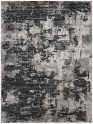 Regal | Erasure | 185773: Charcoal area rug Transitional/Modern Charcoal/Black Wool Area Rug: Regal Erasure 185773: Charcoal (Hand-Knotted Area Rug)