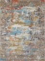 Transitional/Modern Multi Wool Area Rug: Regal Foggy Texture 186043: Multi (Hand-Knotted Area Rug)