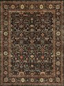 Traditional Charcoal/Black Wool Area Rug: Mafi Signature Khanna KH-1000 (Hand-Knotted Area Rug)