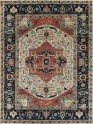 Traditional Beige/Tan Wool Area Rug: Mafi Signature Khanna KH-1085 (Hand-Knotted Area Rug)