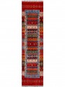 Bohemian/Traditional Ivory/White Wool Area Rug: Karachi Lahore 21307: Ivory/Ivory (Hand-Knotted Area Rug)