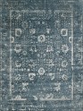 Transitional/Traditional Blue/Navy Wool Area Rug: Mafi Signature Gelato NM-7057 (Hand-Knotted Area Rug)