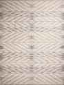 Modern/Bohemian Blue/Navy Wool Area Rug: Oslo Sjö Blå Sea Blue 151902: Blue/Silver (Hand-Knotted Area Rug)