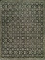 Transitional/Traditional Blue/Navy Wool Area Rug: Regal Palette Matrix 1816629: Blue/Gold (Hand-Knotted Area Rug)