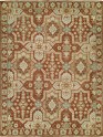 Regal | Palette Matrix | 1816929: Rust/Beige area rug Transitional/Traditional Orange/Rust Wool Area Rug: Regal Palette Matrix 1816929: Rust/Beige (Hand-Knotted Area Rug)