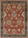Mafi Signature | Khanna | SK-7003: Red/Navy area rug Traditional Red/Burgundy Wool Area Rug: Mafi Signature Khanna SK-7003 (Hand-Knotted Area Rug)