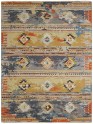 Bohemian Yellow/Gold Wool Area Rug: Regal Skyward 1819091: Goldenrod/Grey (Handmade Area Rug)