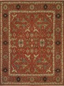 Traditional/Bohemian Red/Burgundy Wool Area Rug: Regal Sudan 1819762: Red/Red (Handmade Area Rug)
