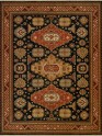 Traditional/Bohemian Blue/Navy Wool Area Rug: Regal Sudan 1819172: Navy (Handmade Area Rug)
