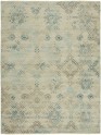 Bohemian/Transitional Beige/Tan Wool Area Rug: Regal Tswana 1820823: White Sands/Mineral (Hand-Knotted Area Rug)