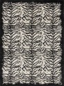 Modern Black Wool Area Rug: Silk Road Wild Living 192320 (Hand-Knotted Area Rug)