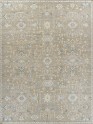 Traditional Beige/Tan Wool Area Rug: Antiquity Willow Crest 1234201: Beige/Denim (Hand-Knotted Area Rug)