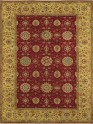 Traditional Red/Burgundy Wool Area Rug: Stickley Ruby Palace RU-3760 (Hand-Knotted Area Rug)