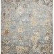 Transitional/Transitional Blue/Navy Wool Area Rug: Regal Akasha 181024: Blue Ice (Hand-Knotted Area Rug)