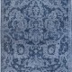 Bohemian Blue/Navy Wool Area Rug: West Lake Edelle 2355009: Blue (Hand-Knotted Area Rug)
