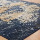 Transitional/Modern Blue/Navy Wool Area Rug: Regal Equestrian 185385: Blue (Hand-Knotted Area Rug)