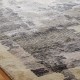 Transitional/Modern Grey/Silver Wool Area Rug: Regal Erasure 185373: Grey (Hand-Knotted Area Rug)