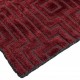 Modern/Transitional Burgundy Wool Area Rug: Silk Road Laila 19129203 (Handmade Area Rug)