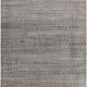 Transitional/Modern Grey/Silver Wool Area Rug: West Lake Melody 23130026: Grey (Handmade Area Rug)