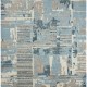 Modern Blue/Navy Wool Area Rug: Regal Mission Viejo 1813927: Denim (Hand-Knotted Area Rug)