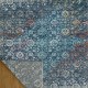 Transitional/Traditional Blue/Navy Wool Area Rug: Mafi Signature New Modern NM-7260 (Hand-Knotted Area Rug)