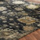 Traditional/Transitional Charcoal/Black Wool Area Rug: Regal Oballa 1815590: Black (Hand-Knotted Area Rug)