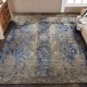 Traditional/Transitional Blue/Navy Wool Area Rug: Regal Romantic Rose 1818410: Sapphire/Pewter (Hand-Knotted Area Rug)