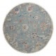 Transitional/Traditional Blue/Navy Wool Area Rug: Regal Skyward 1819181: Sky/Multi (Handmade Area Rug)