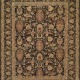 Traditional Charcoal/Black Wool Area Rug: Regal Sierra Nevada 1819248: Charcoal (Hand-Knotted Area Rug)