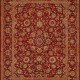 Traditional Red/Burgundy Wool Area Rug: Regal Sierra Nevada 1819548: Burgundy (Hand-Knotted Area Rug)
