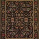 Traditional/Bohemian Charcoal/Black Wool Area Rug: Regal Sudan 1819351: Black/Black (Handmade Area Rug)