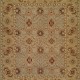Traditional/Bohemian Blue/Navy Wool Area Rug: Regal Sudan 1819651: Light Blue/Gold (Handmade Area Rug)